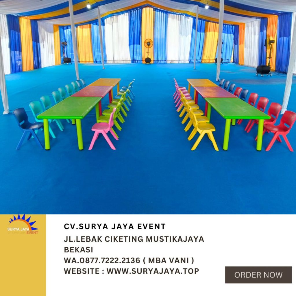 Sewa Kursi Anak Warna-Warni Area PIK 2