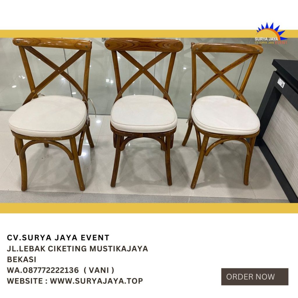 Sewa Kursi Cross Back Murah Berkualitas Di Jakarta Bekasi
