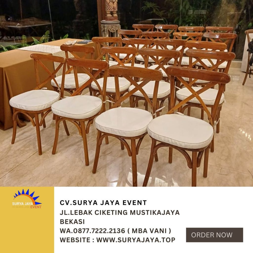 Sewa Kursi Cross Back Murah Berkualitas Di Jakarta Bekasi
