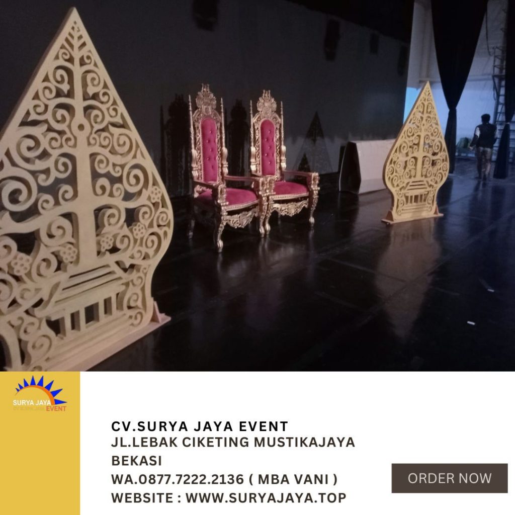 Sewa Kursi Singgasana Merah Event TMII Jaktim