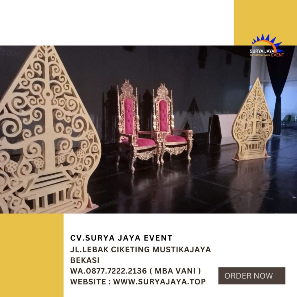 Sewa Kursi Singgasana Merah Event TMII Jaktim