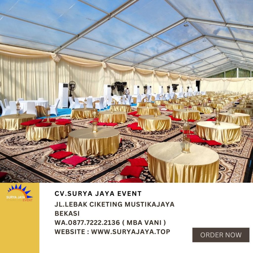 Sewa Meja Lesehan Bundar Event Masjid Istiqlal Jakarta Pusat