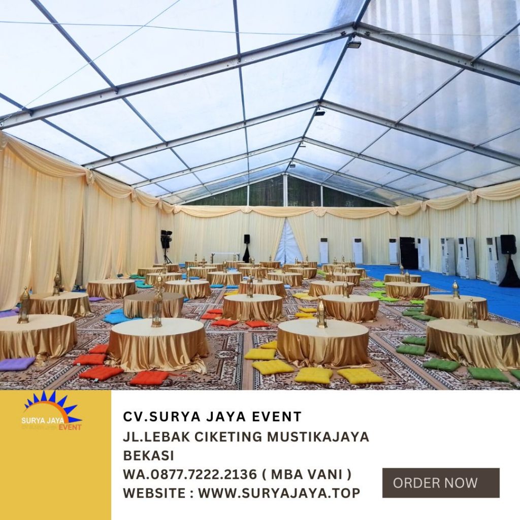 Sewa Meja Lesehan Bundar Event Masjid Istiqlal Jakarta Pusat