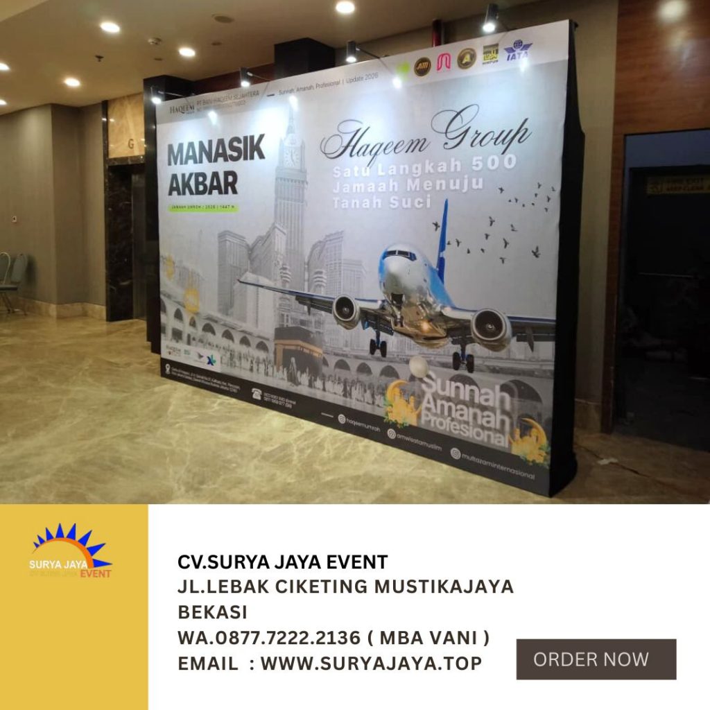 Sewa backdrop Murah