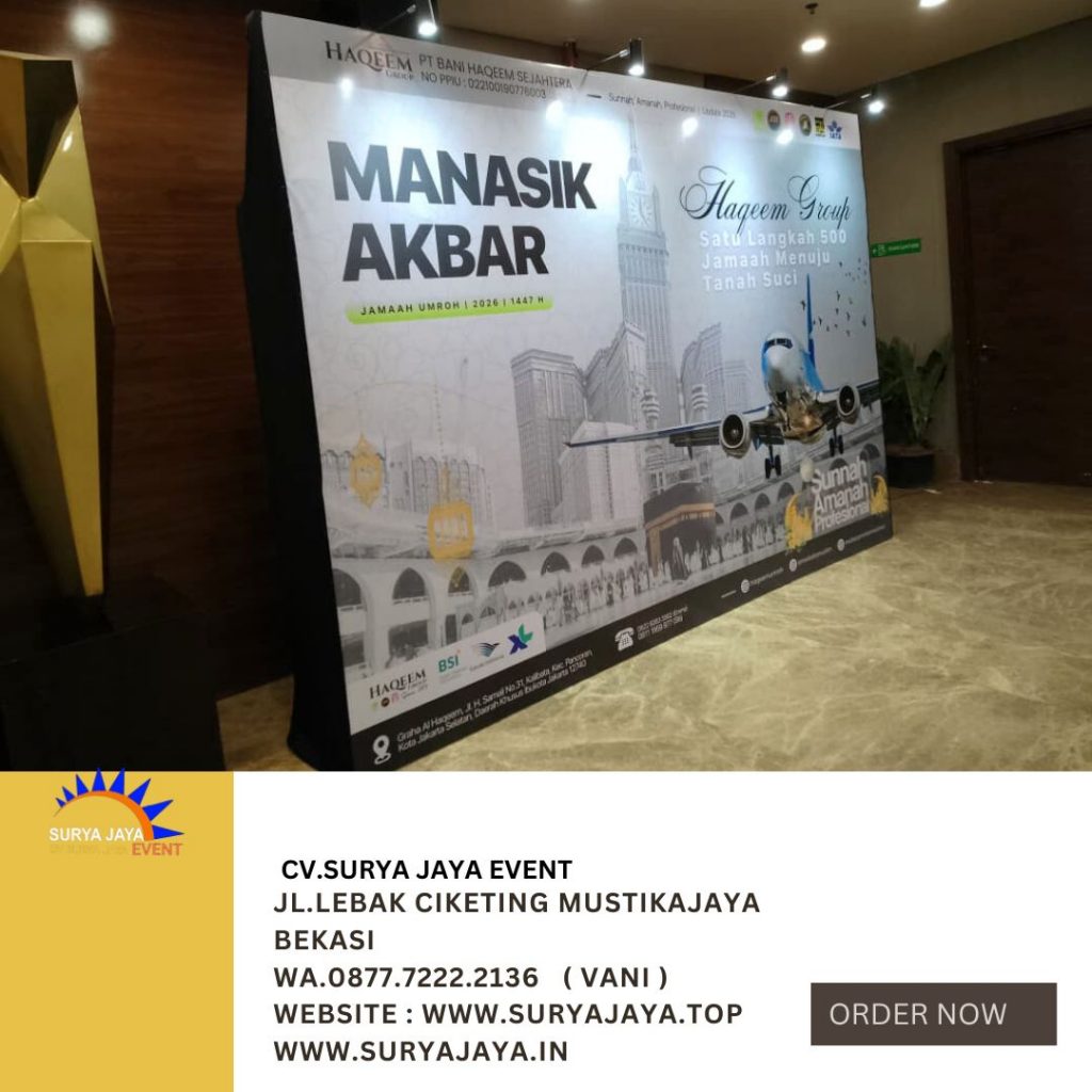 Sewa backdrop Murah
