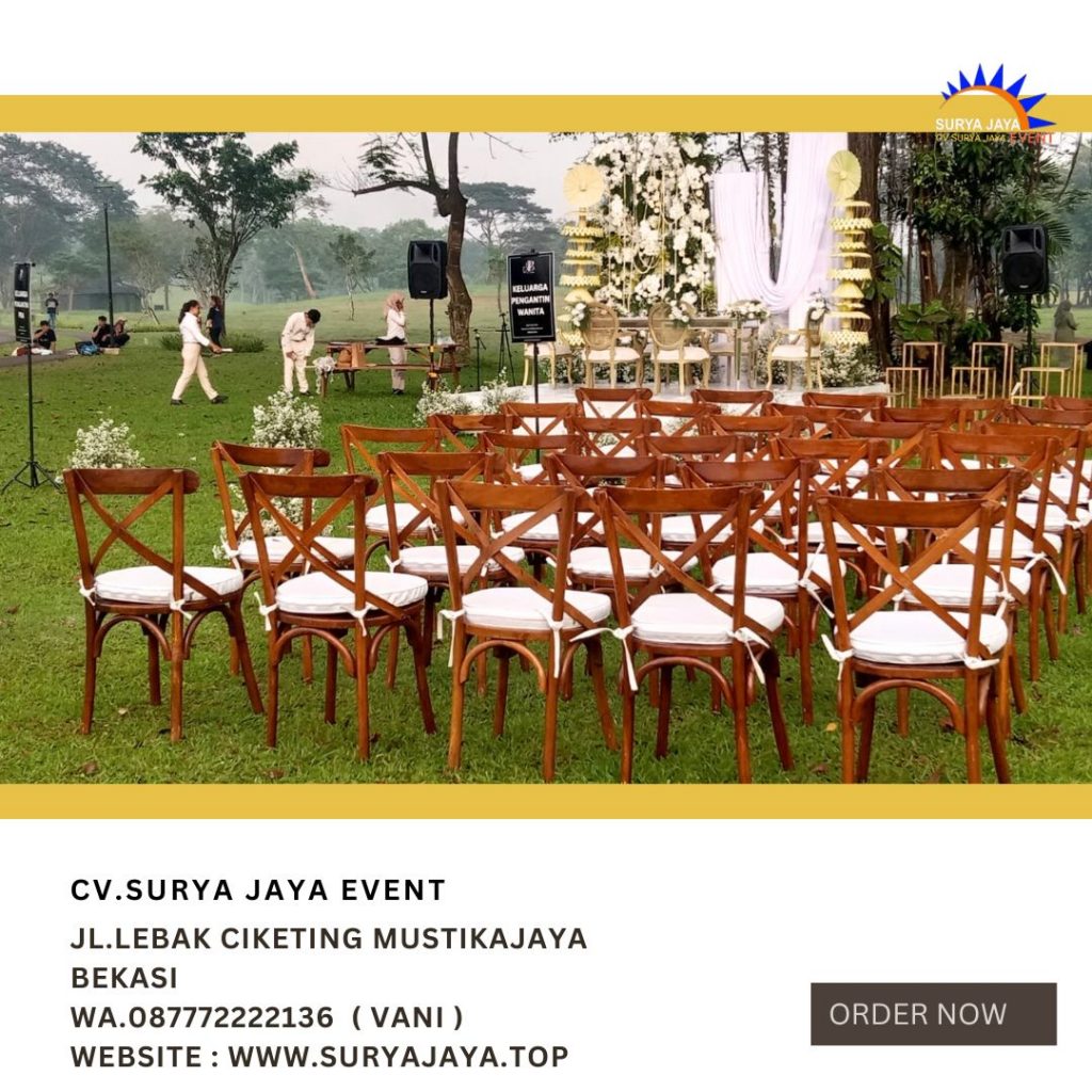 Rental Kursi Cross Back Karawaci Tangerang