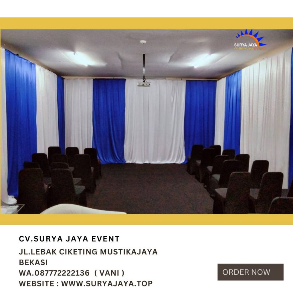 Rental Tirai Filamin aneka Warna Bogor
