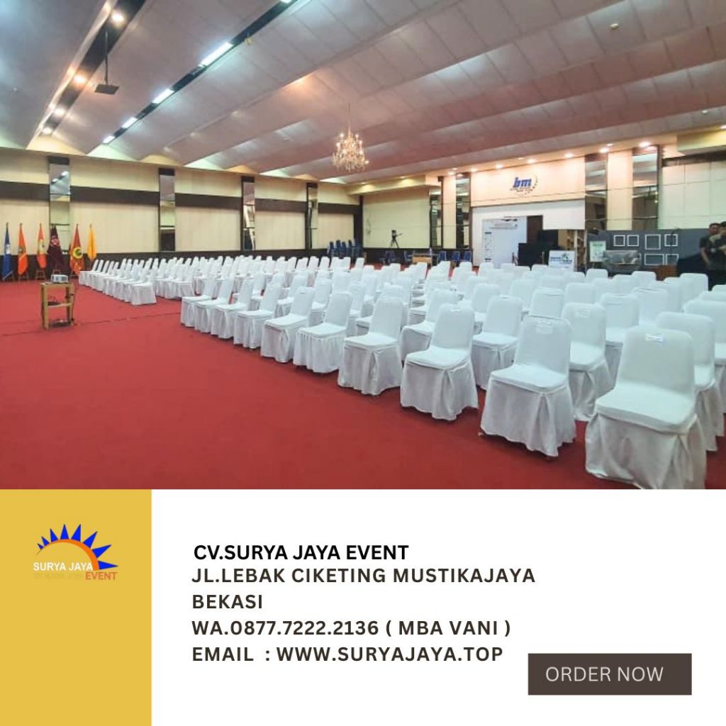 Sewa Kursi Futura Cover Rumbai Putih Di Jakarta Utara