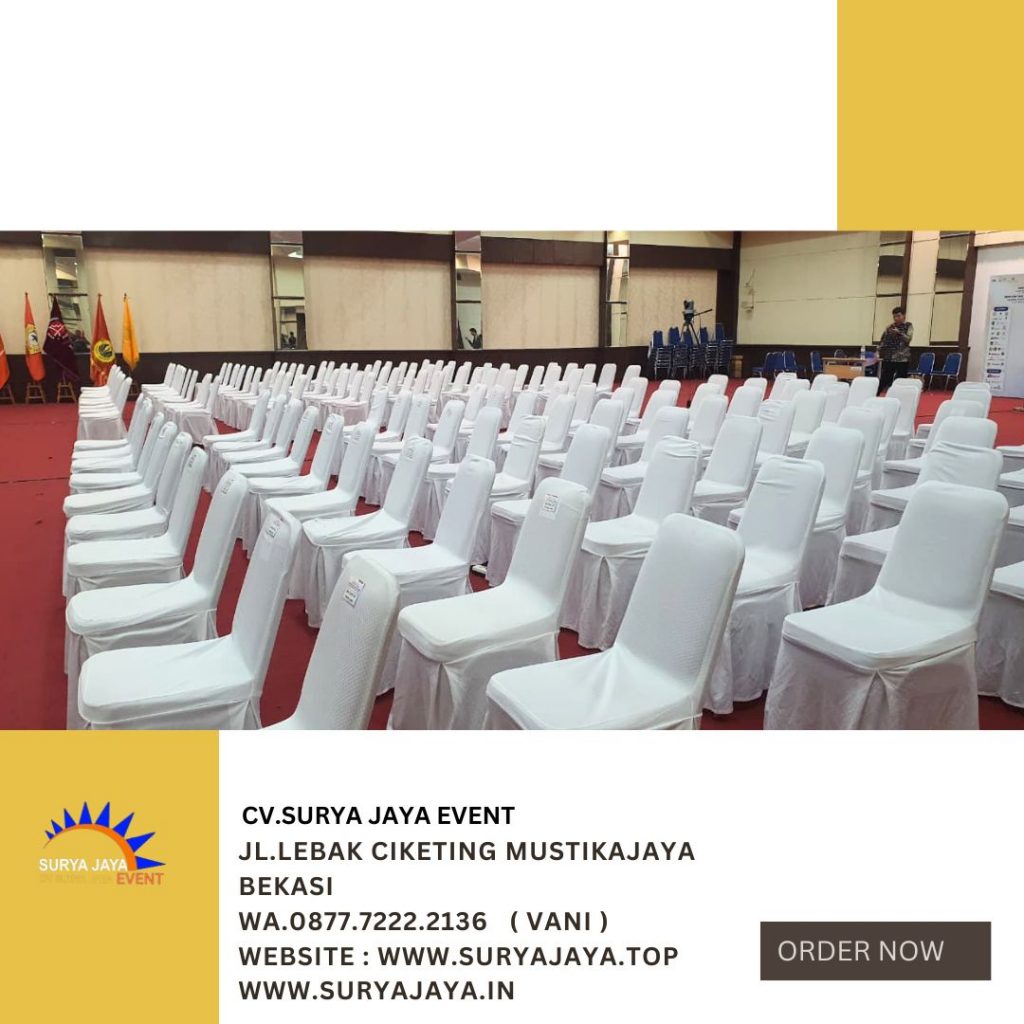 Sewa Kursi Futura Cover Rumbai Putih Di Jakarta Utara
