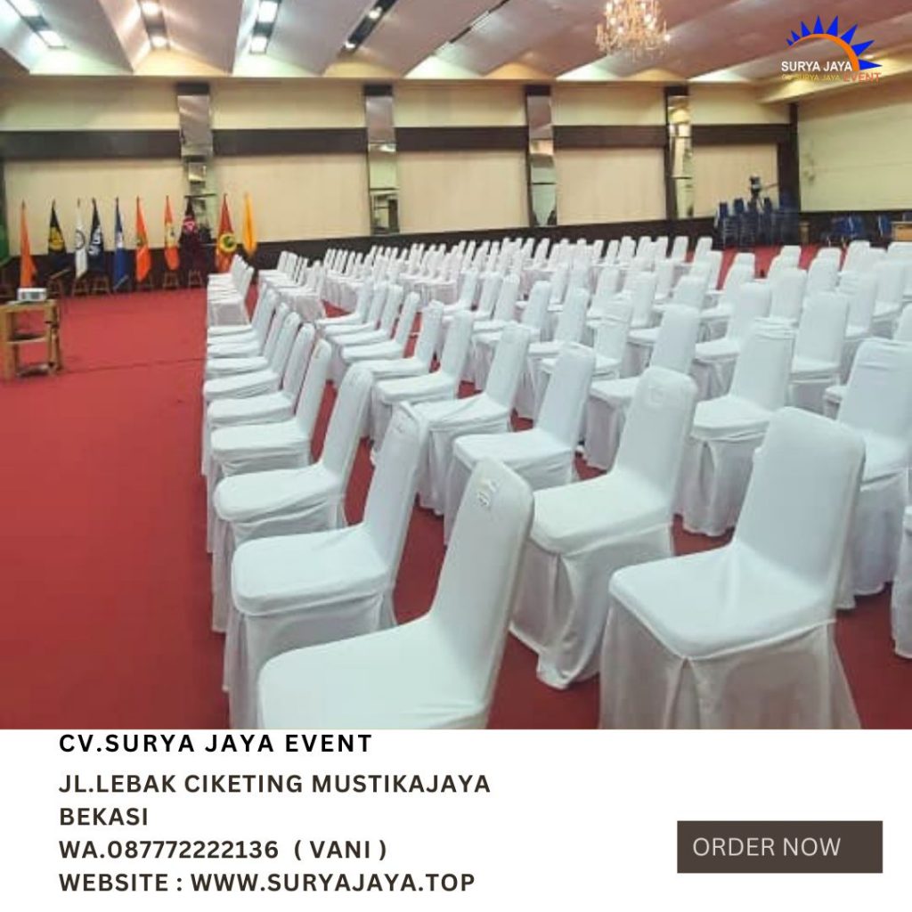 Sewa Kursi Futura Cover Rumbai Putih Di Jakarta Utara