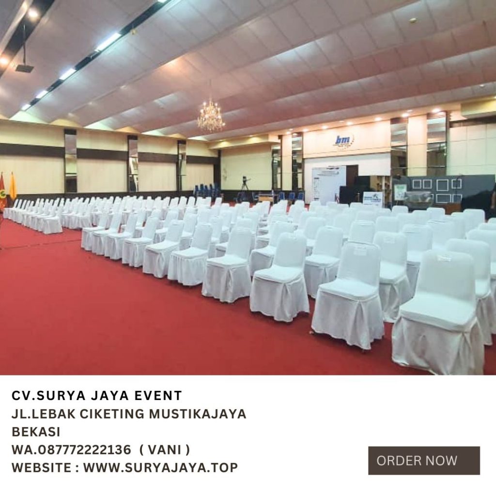 Sewa Kursi Futura Cover Rumbai Putih Di Jakarta Utara