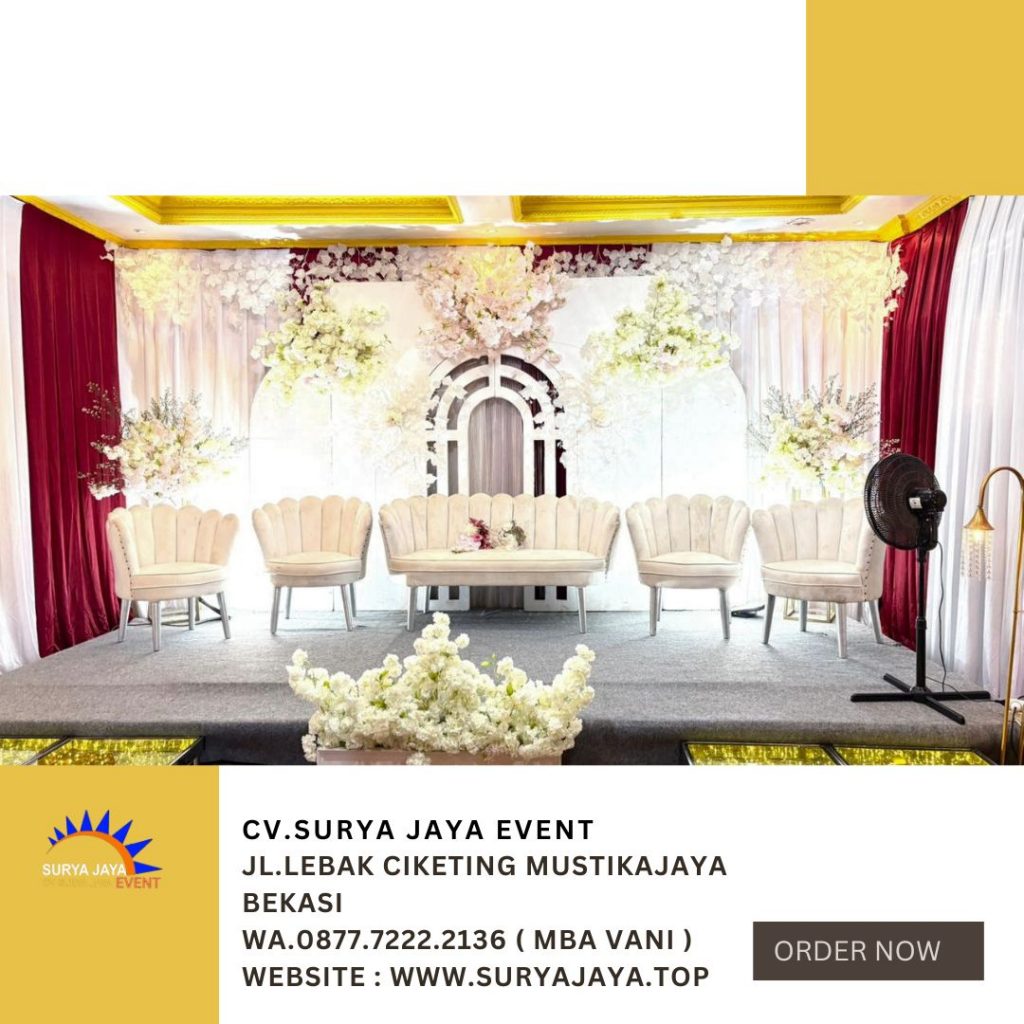 Sewa Kursi Pelaminan Kerang Warna Putih Di Jakarta Bekasi