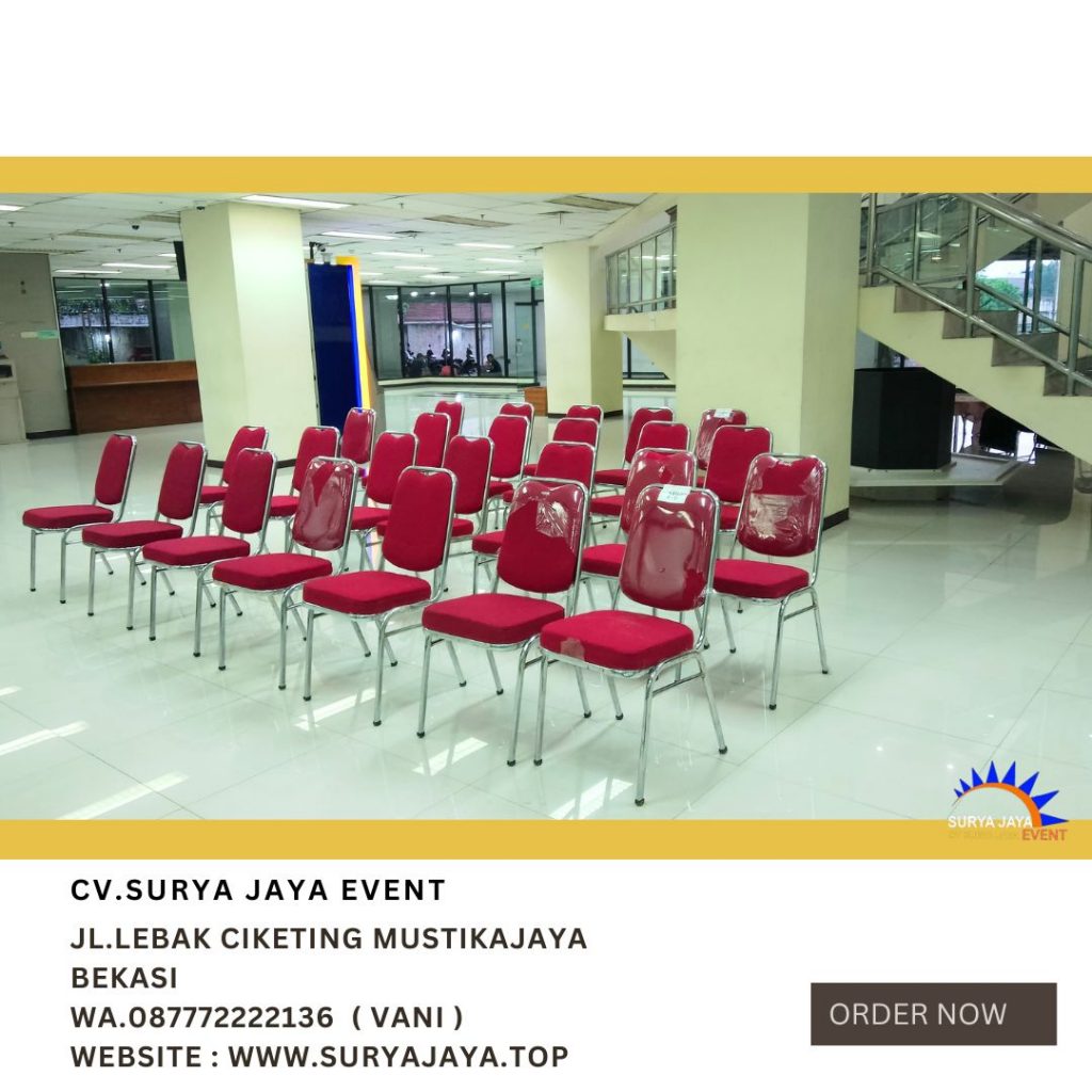 Sewa Kursi Susun Stainless Polos Di Jaktim
