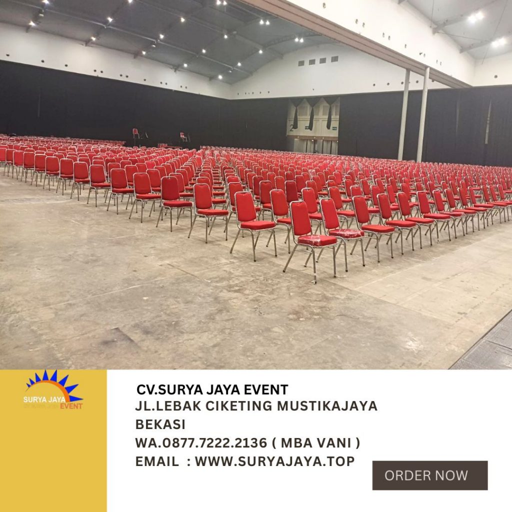 Sewa Kursi Susun Stainless Polos Di Jaktim