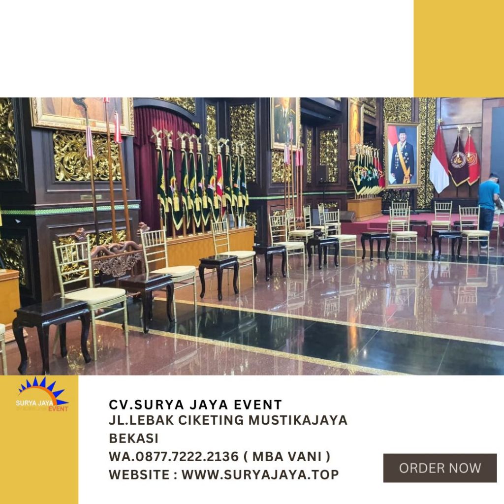 Sewa Kursi Tiffany Gold Di Jakarta Pusat