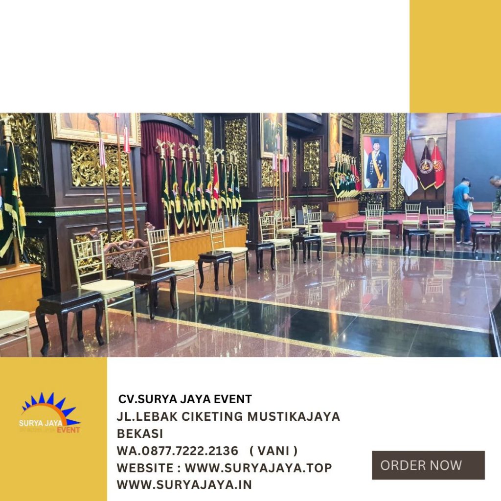 Sewa Kursi Tiffany Gold Di Jakarta Pusat