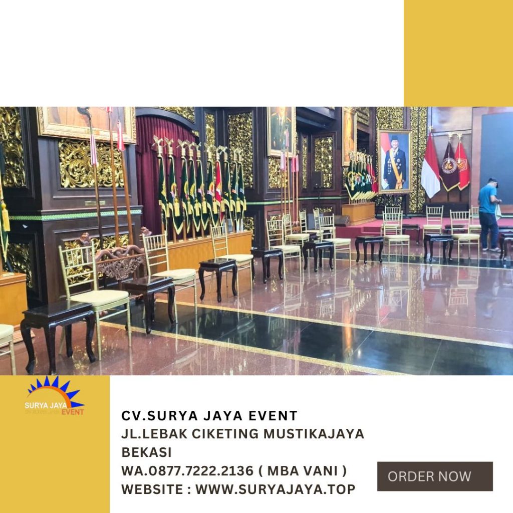 Sewa Kursi Tiffany Gold Di Jakarta Pusat