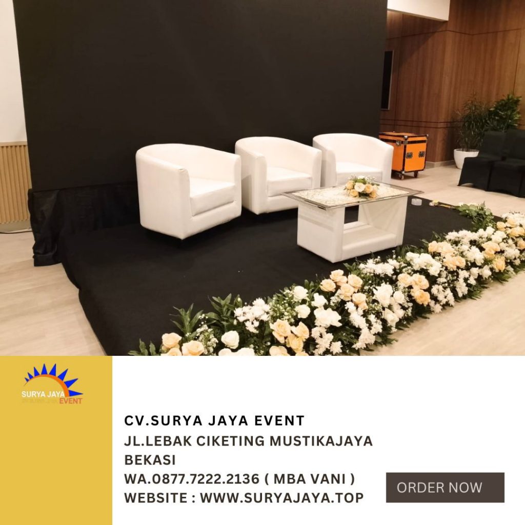 Sewa Meja Kaca VIP,Sofa Oval Putih Bogor