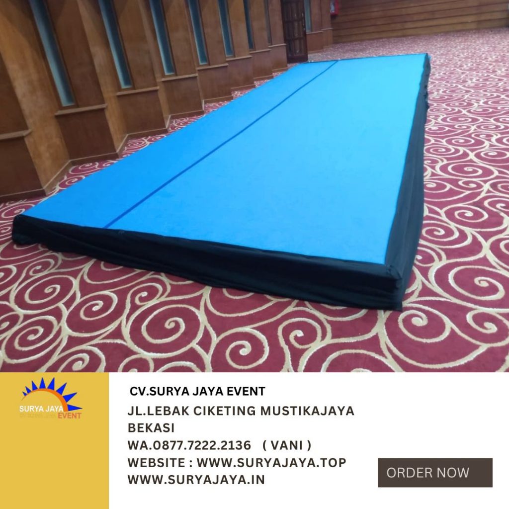 Sewa Panggung Indoor Karpet Biru Di Area Jakarta Siap Bongkar Pasang