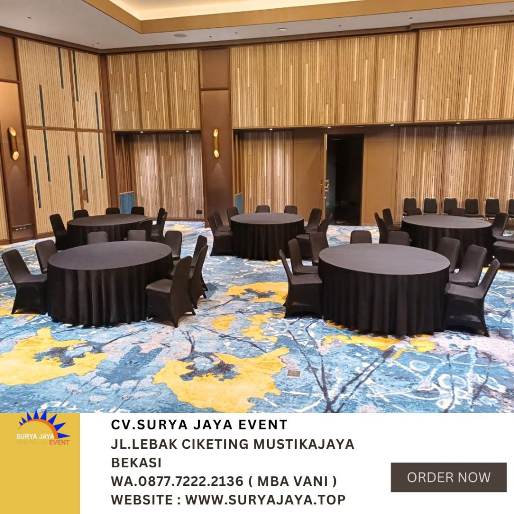 Sewa Round Table Dan Kursi Untuk Acara Area Jakarta