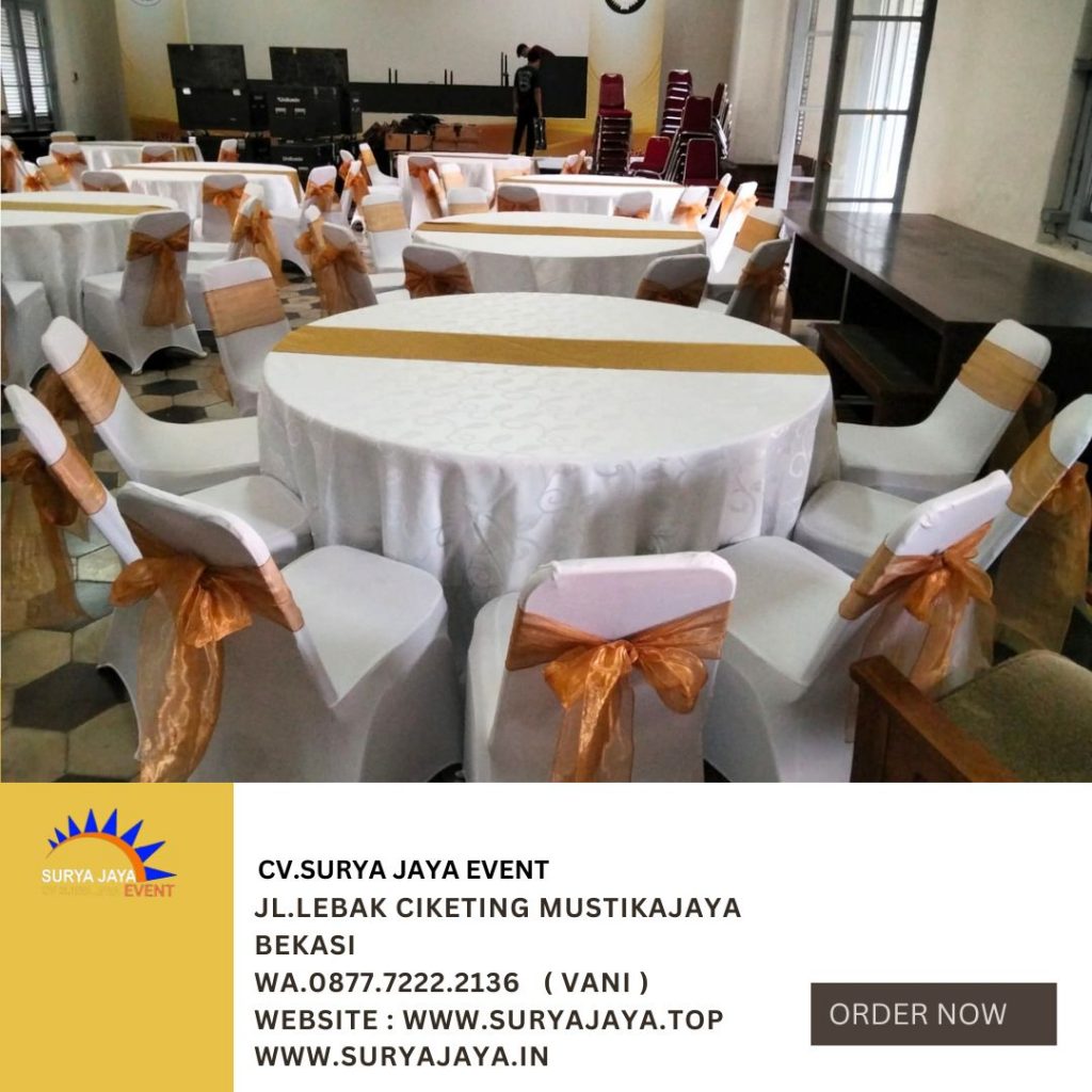 Sewa Round Table Dan Kursi Untuk Acara Area Jakarta