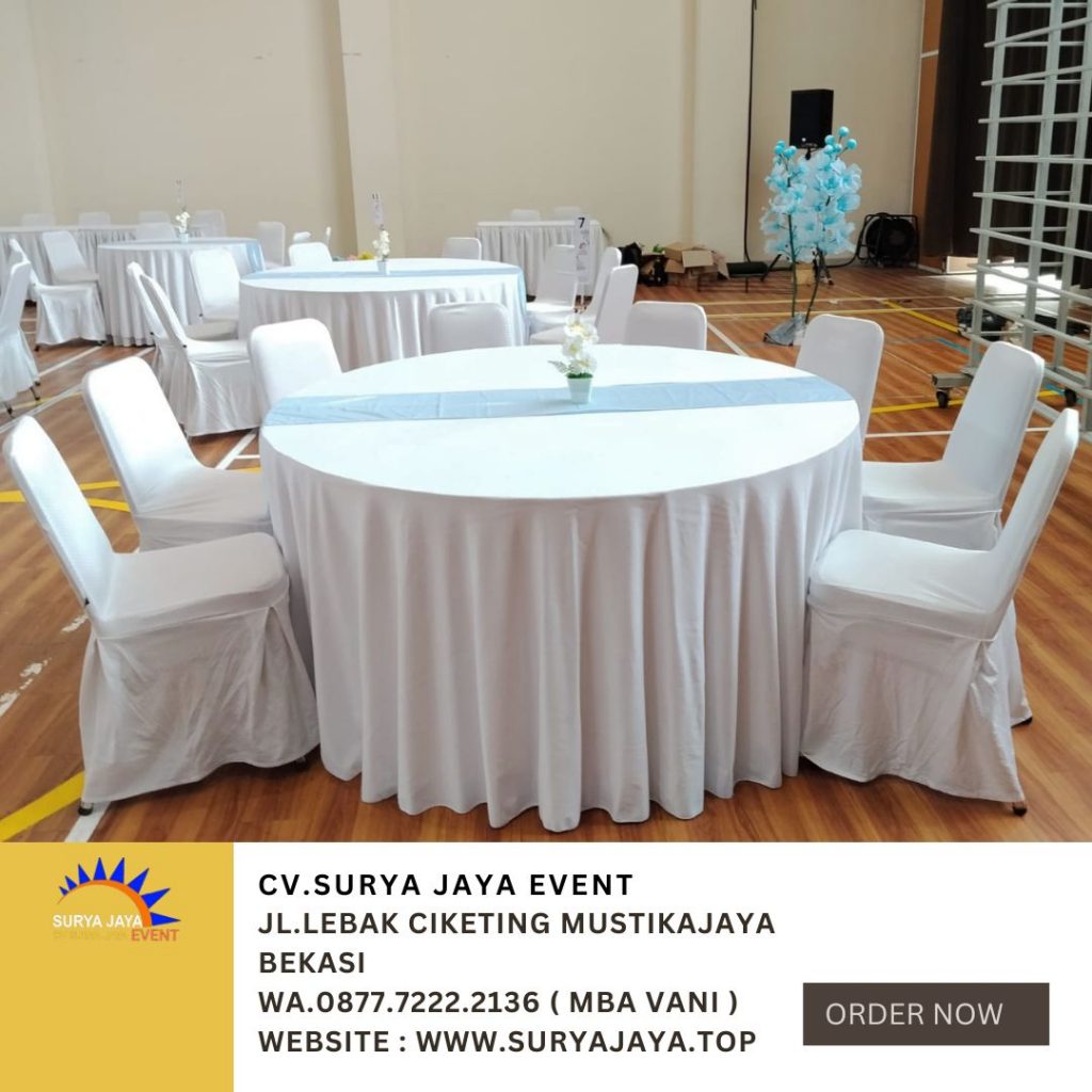 Sewa Round Table Dan Kursi Untuk Acara Area Jakarta