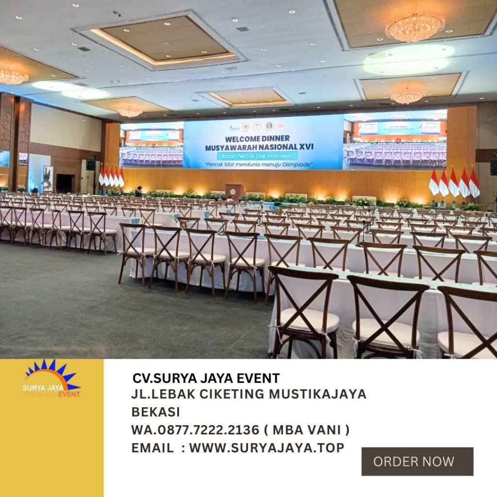 Vendor Sewa Kursi Crossback Kayu Berkualitas Di Jakarta