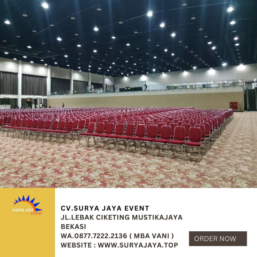 Sewa Kursi Polos Merah type Futura Stainless Bogor