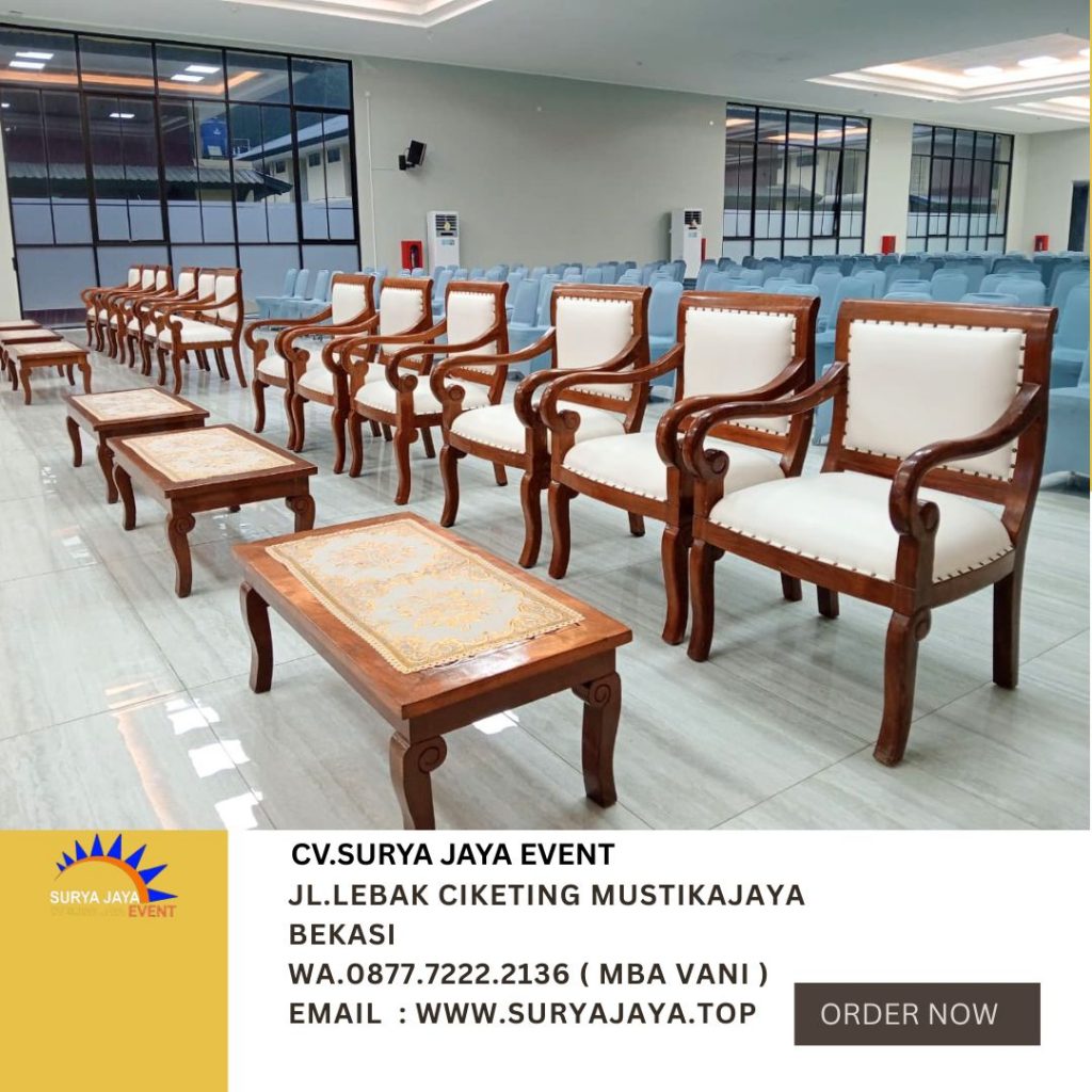 Sewa Kursi VIP Kayu Jati Asli Di Jakarta