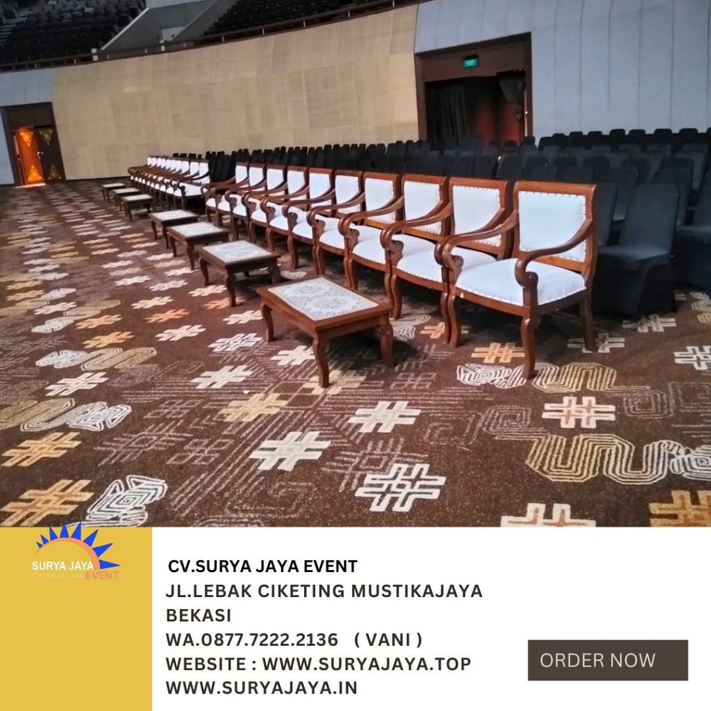 Sewa Kursi VIP Kayu Jati Asli Di Jakarta