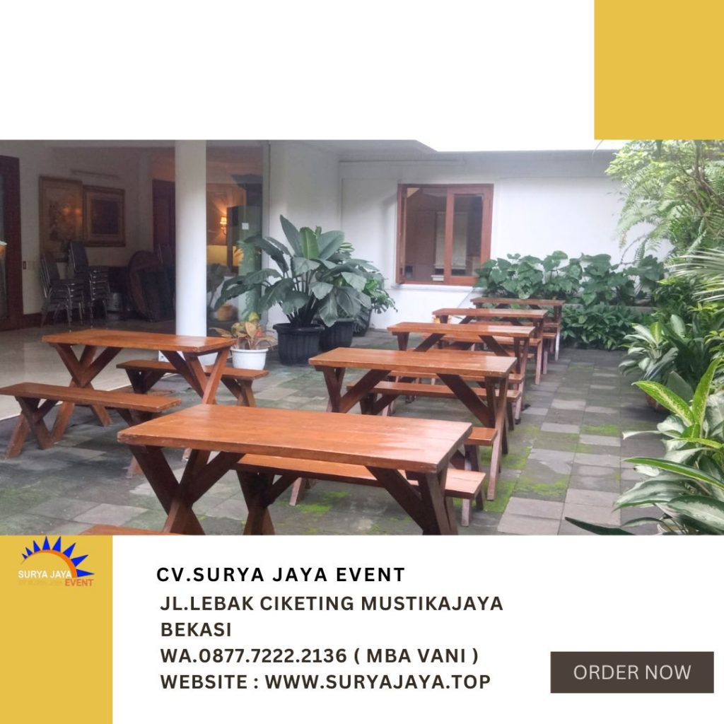 Sewa Meja Bangku Taman Kaki Silang Di Kebayoran Jaksel