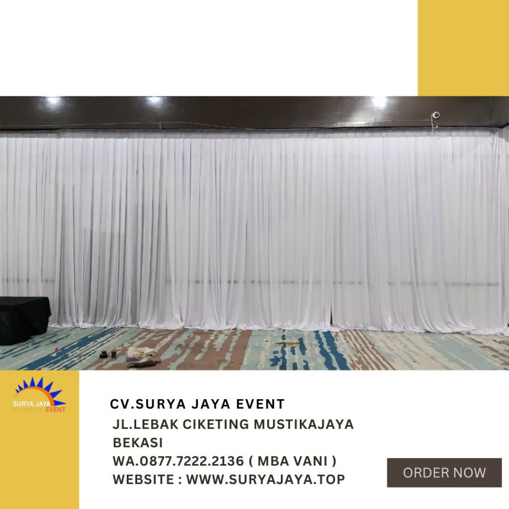 Sewa Tirai Putih Di Jakarta Pusat