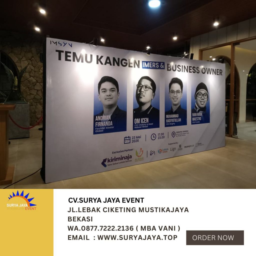 sewa BACKDROP SPOT LIGHT Area Cikarang Bekasi