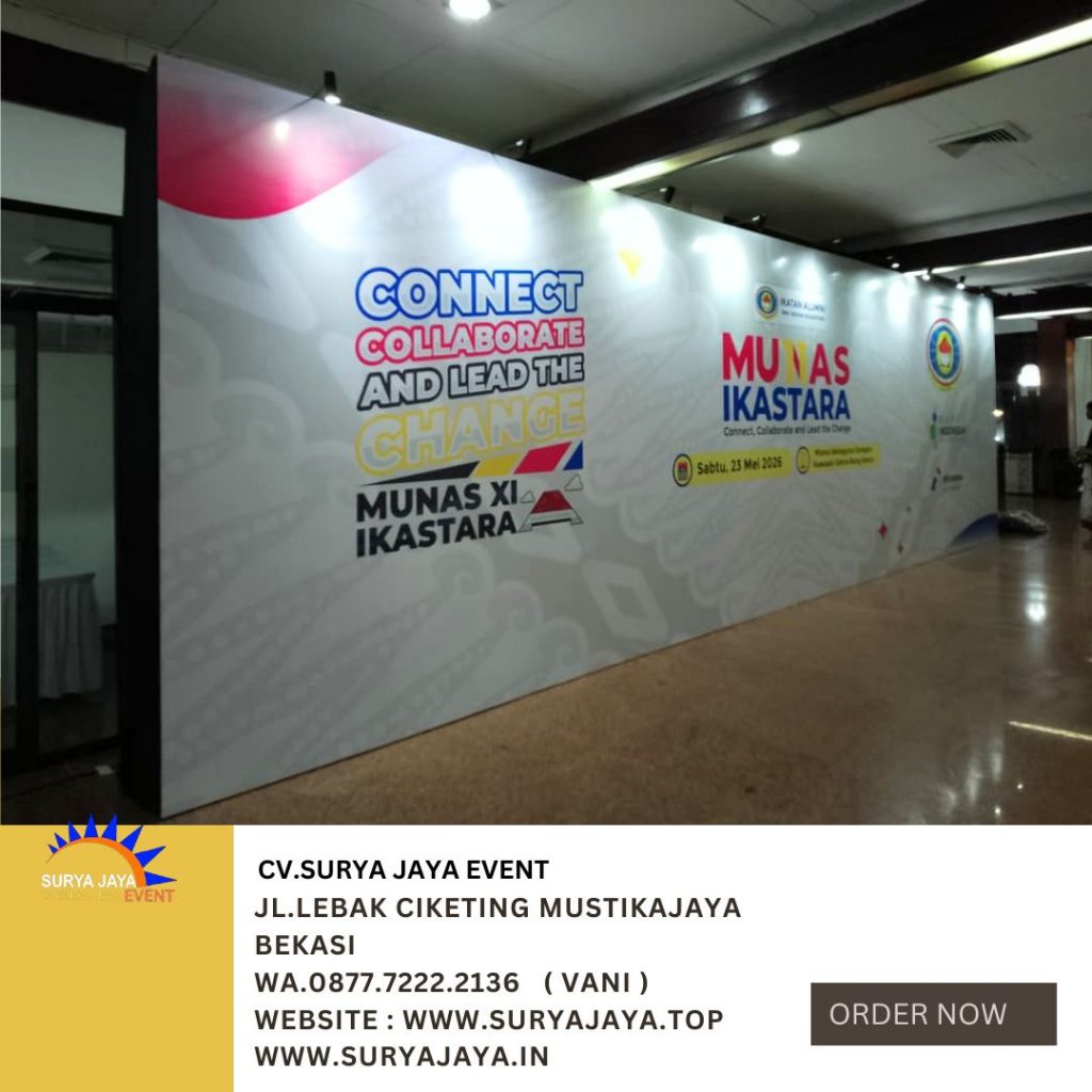sewa BACKDROP SPOT LIGHT Area Cikarang Bekasi