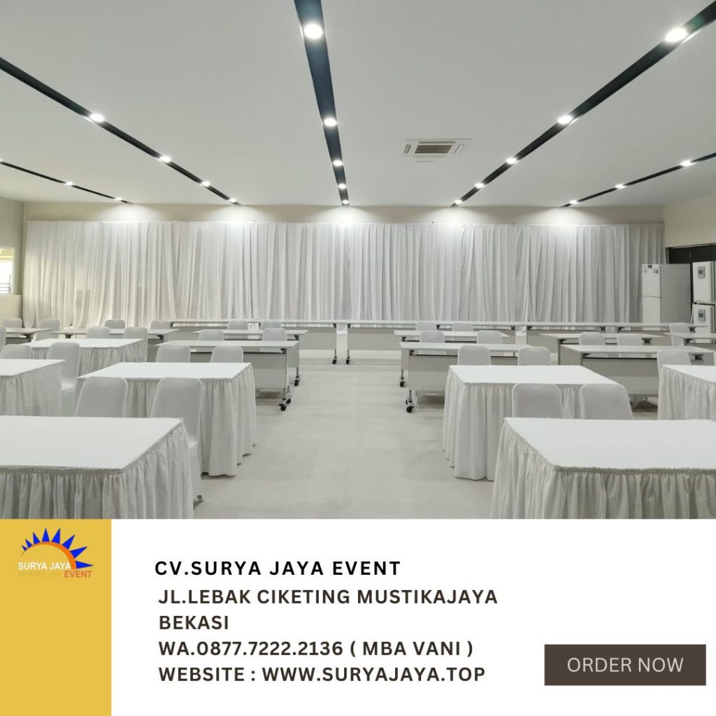 Rental Tirai Lotto Hitam,Tirai Filamin Putih Jakarta