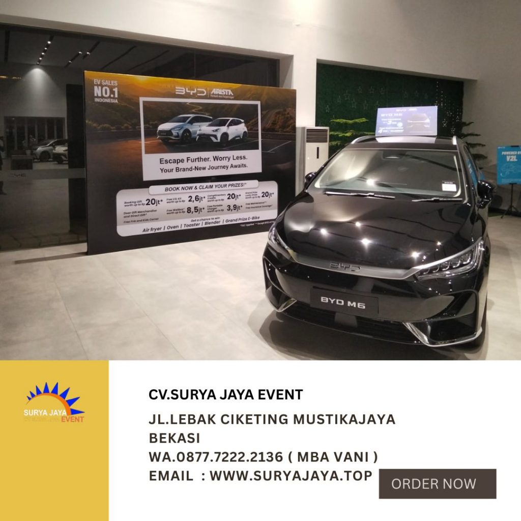 Sewa Backdrop Event BYD Pluit Jakarta Utara