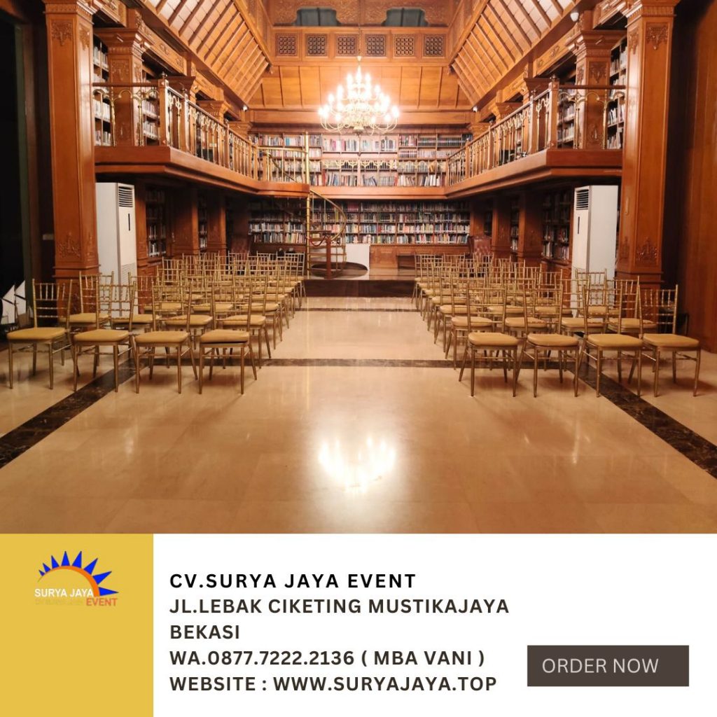 Sewa Kursi Tiffany Event Wisma Habibie Jakarta