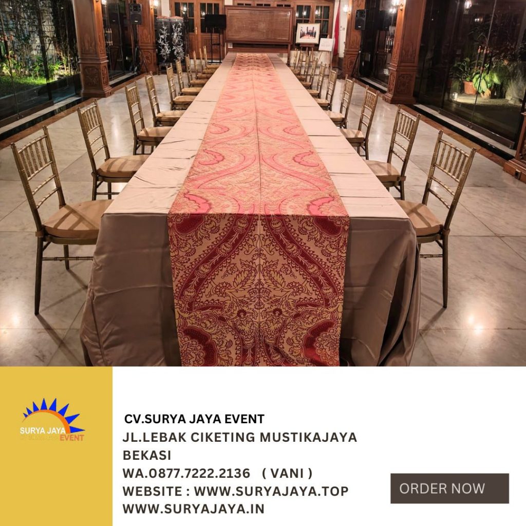 Sewa Kursi Tiffany Event Wisma Habibie Jakarta