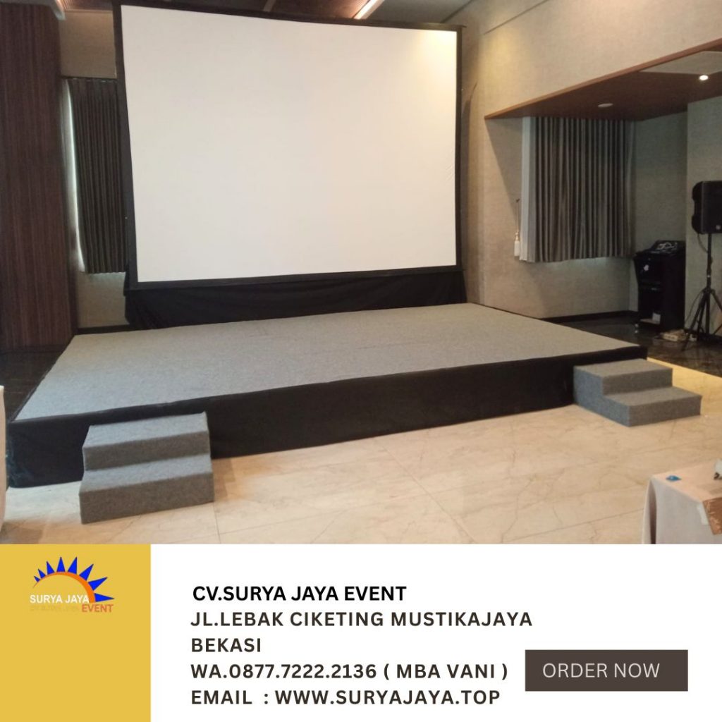 Sewa Panggung Karpet Abu-abu Di Jakarta