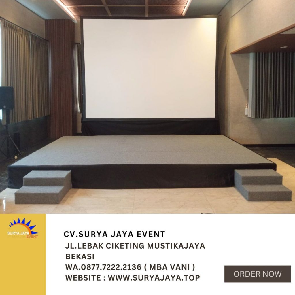 Sewa Panggung Karpet Abu-abu Di Jakarta