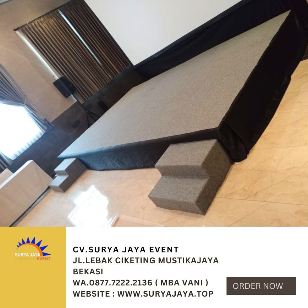 Sewa Panggung Karpet Abu-abu Di Jakarta