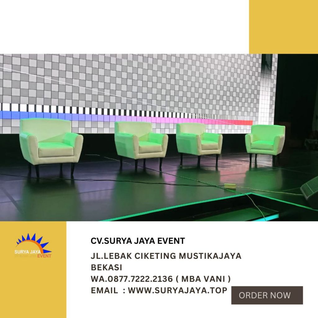 Sewa Sofa Scandinavian Event Gedung Bidakara Jaksel