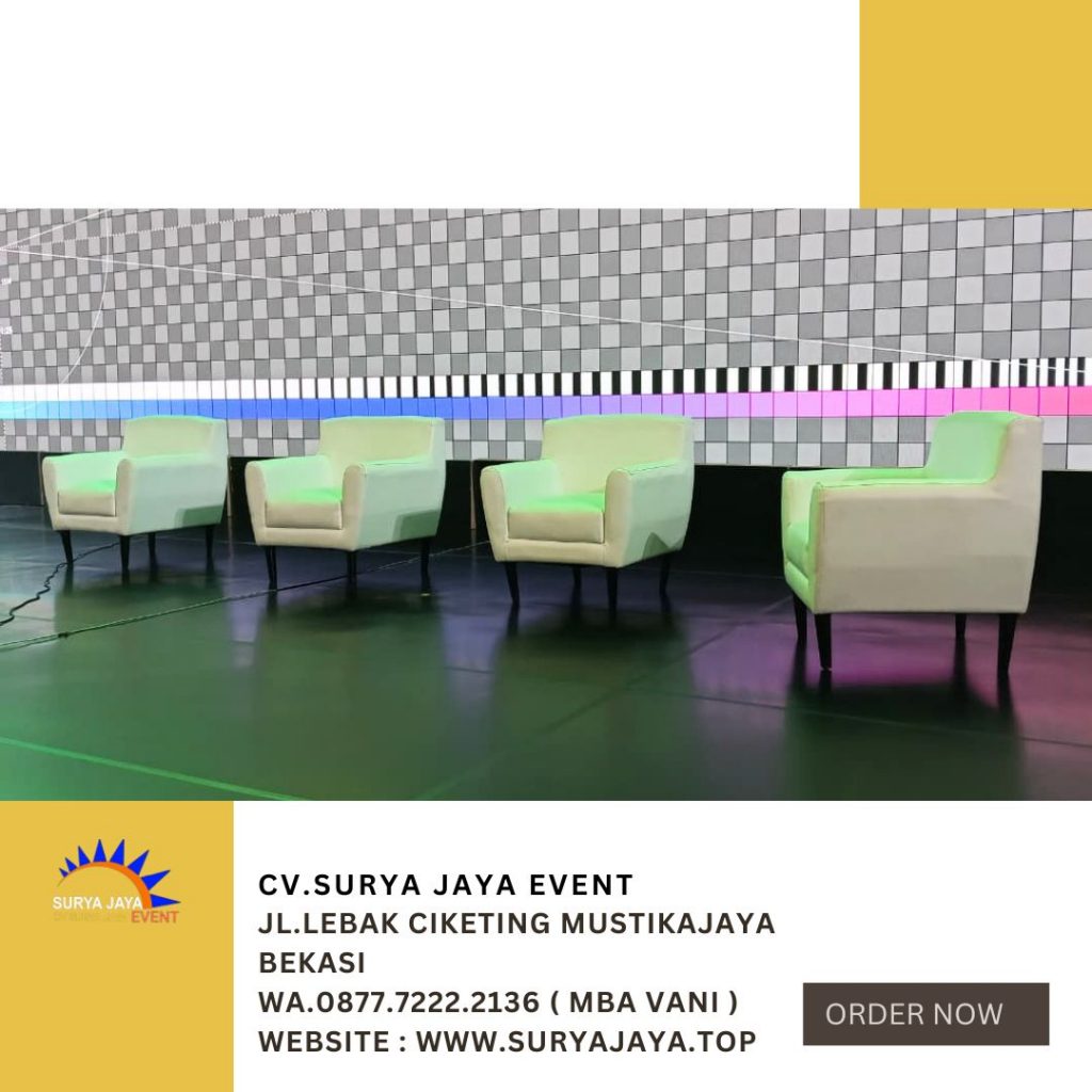 Sewa Sofa Scandinavian Event Gedung Bidakara Jaksel