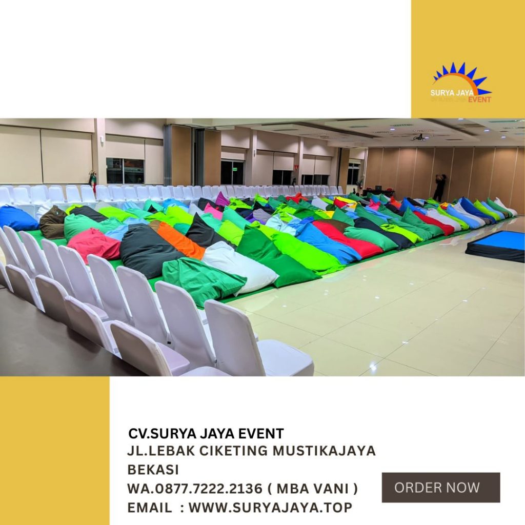 Sewa Bean Bag,Backdrop Dan Panggung Cikini Jakarta Pusat