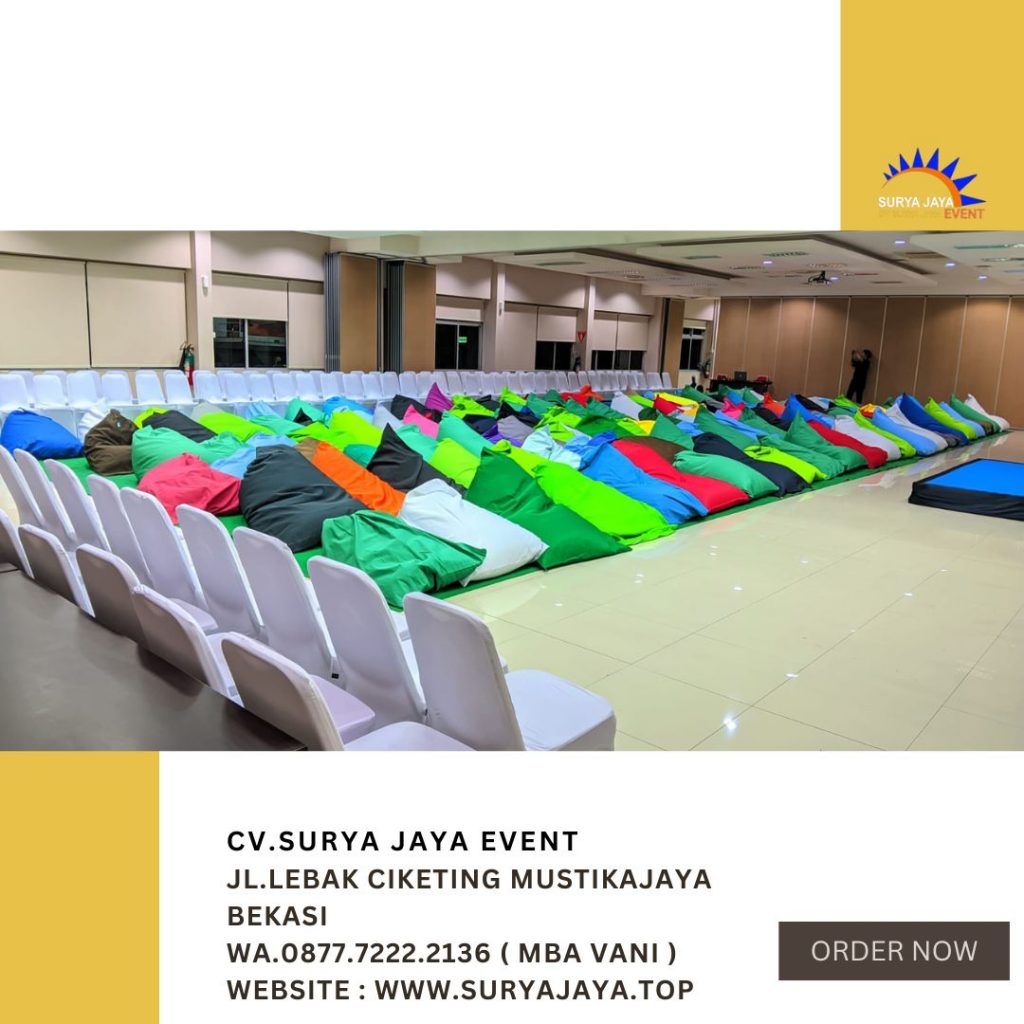 Sewa Bean Bag,Backdrop Dan Panggung Cikini Jakarta Pusat