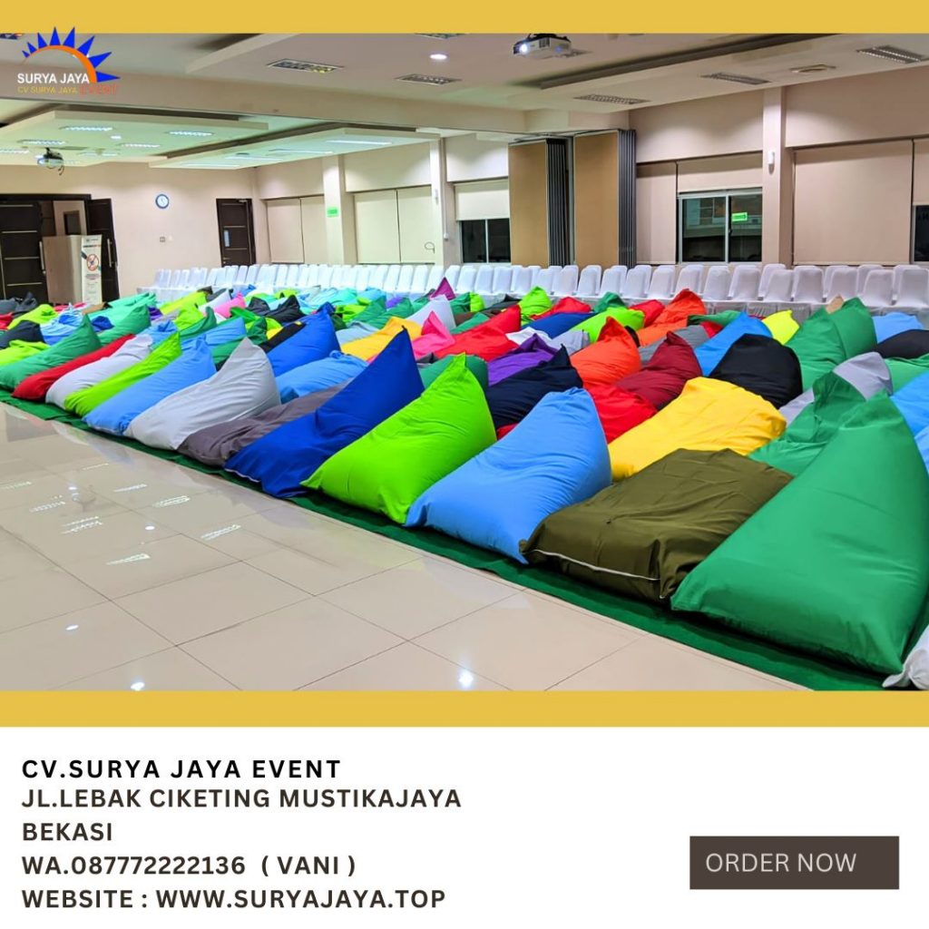 Sewa Bean Bag,Backdrop Dan Panggung Cikini Jakarta Pusat