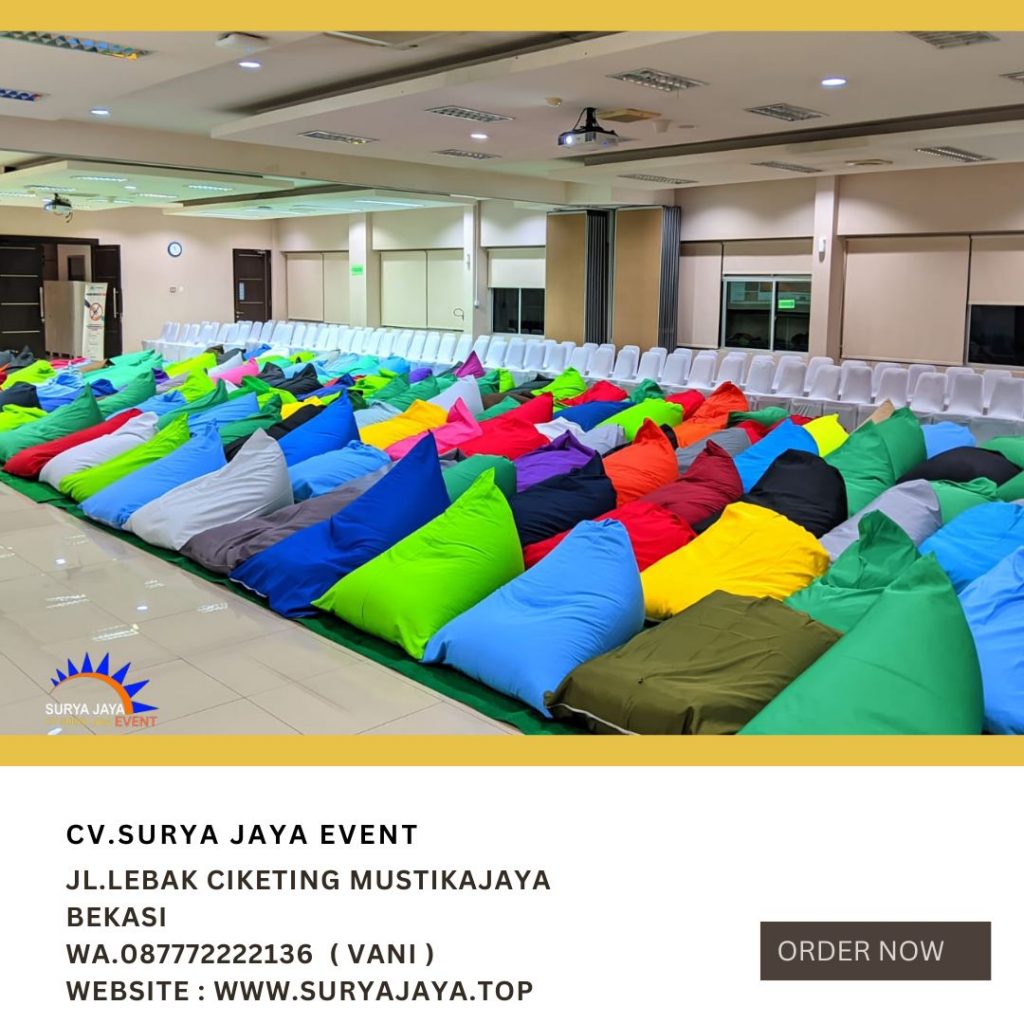 Sewa Bean Bag,Backdrop Dan Panggung Cikini Jakarta Pusat