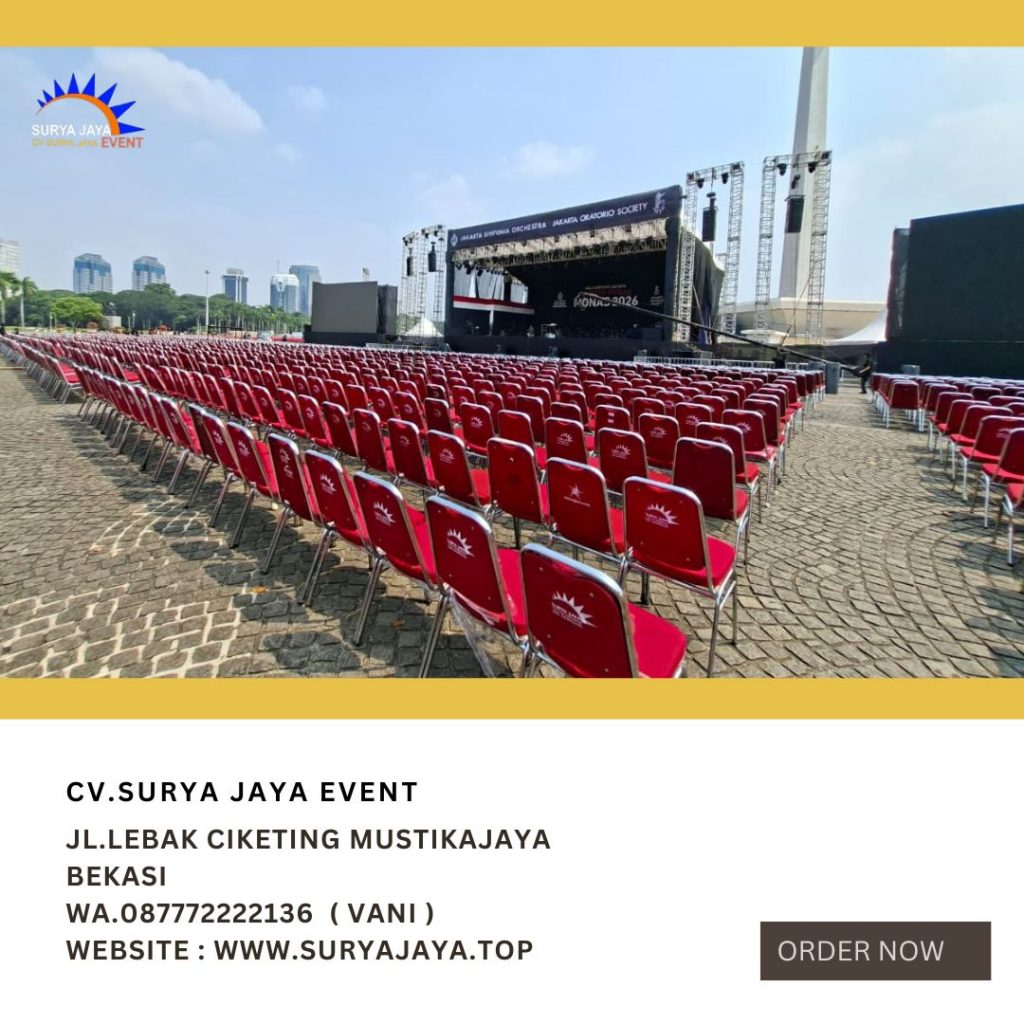 Sewa Kursi Event Stainless Type Susun Futura Jakarta