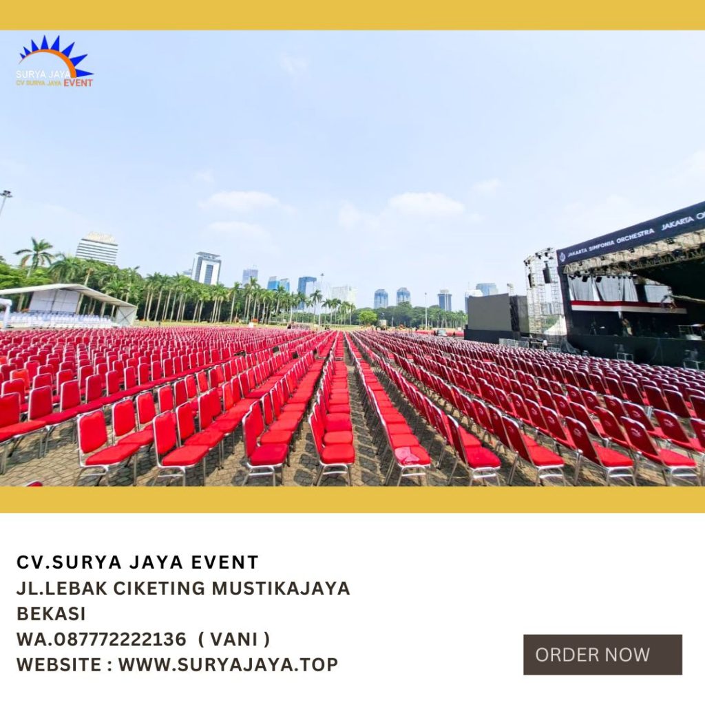 Sewa Kursi Event Stainless Type Susun Futura Jakarta
