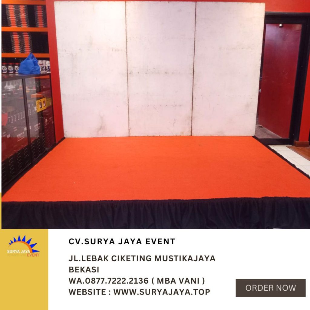 Sewa Panggung,Backdrop,Kursi susun Stainless Jatiasih Bekasi